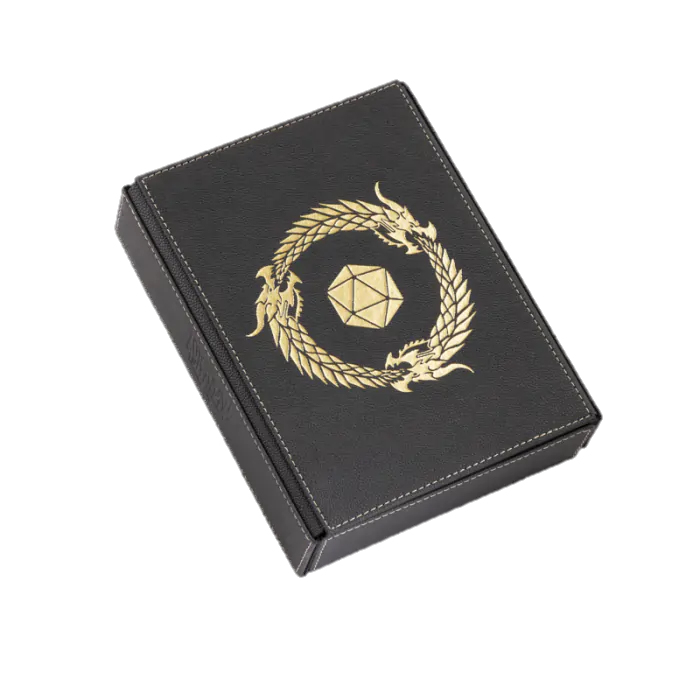Dragon Shield: Dice Companion Dice Box & Tray - Iron Grey Dice & Gaming Accessories Dragon Shield