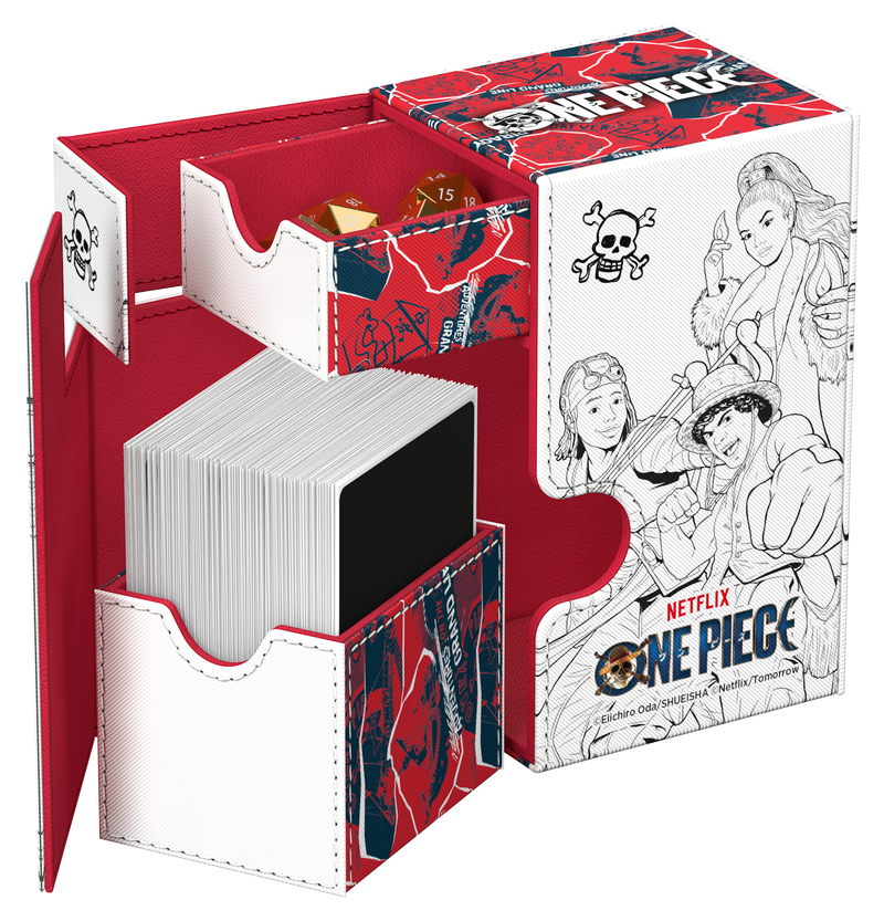 Ultimate Guard: Flip'N'Tray Deck Case 80+ - "Sketch" One Piece Deck Boxes & Storage Ultimate Guard