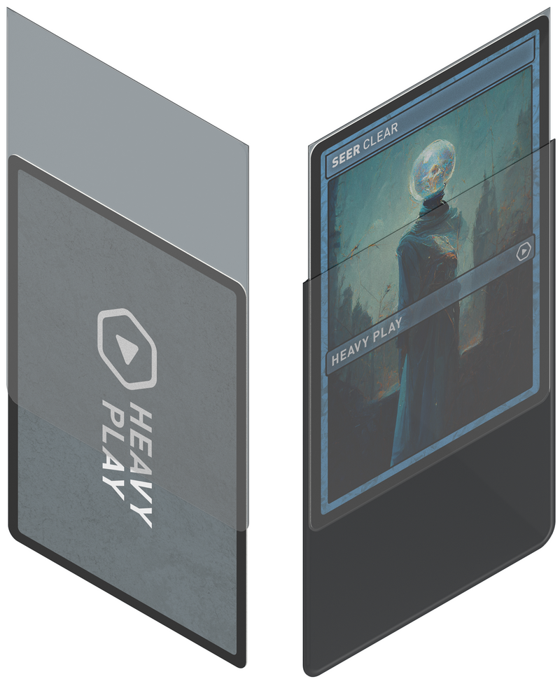 Heavy Play: Curv Sleeves Inners - "Seer Clear" 100Ct Card Sleeves Heavy Play
