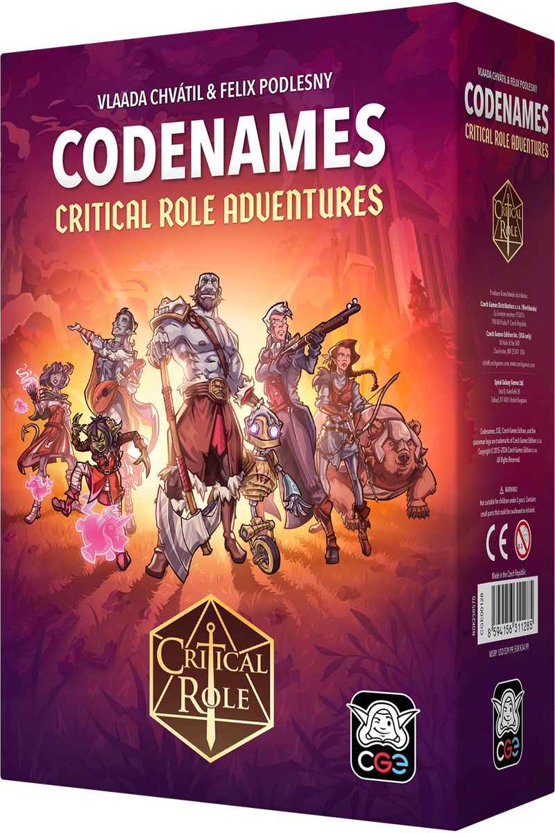 Codenames: Critical Role Adventures Board Games Czech Games Edition