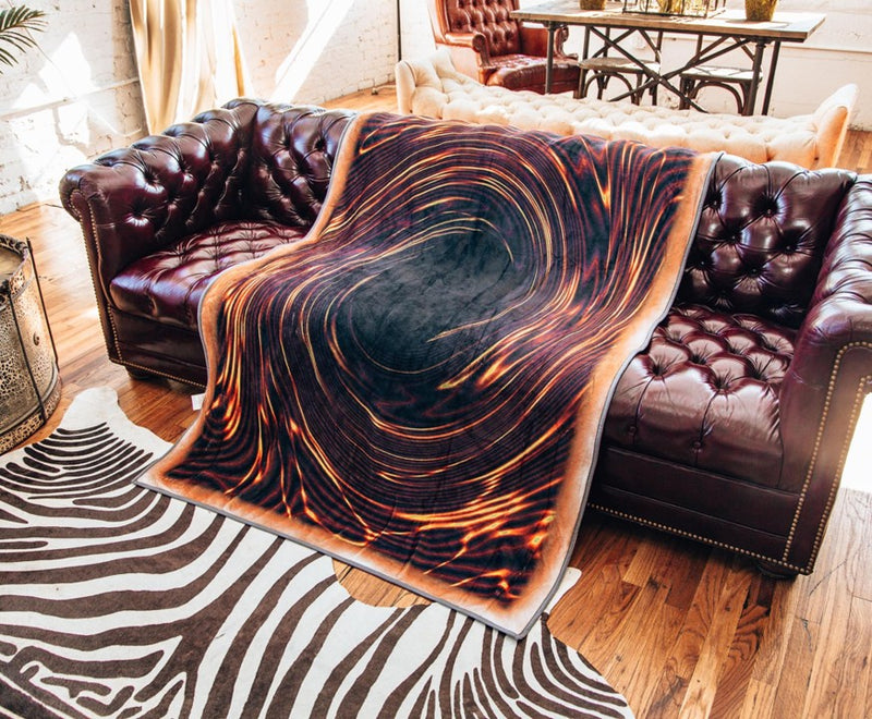 Fleece Throw Blanket: Yu-Gi-Oh! Blue-Eyes White Dragon Card 45"x60" Toys & Plushes Toynk Toys