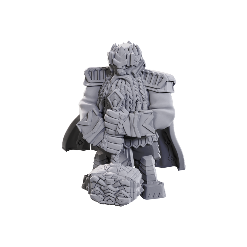 Pathfinder Battles Miniatures: W23 Male Dwarf Champion High-Level RPG Miniatures WizKids   