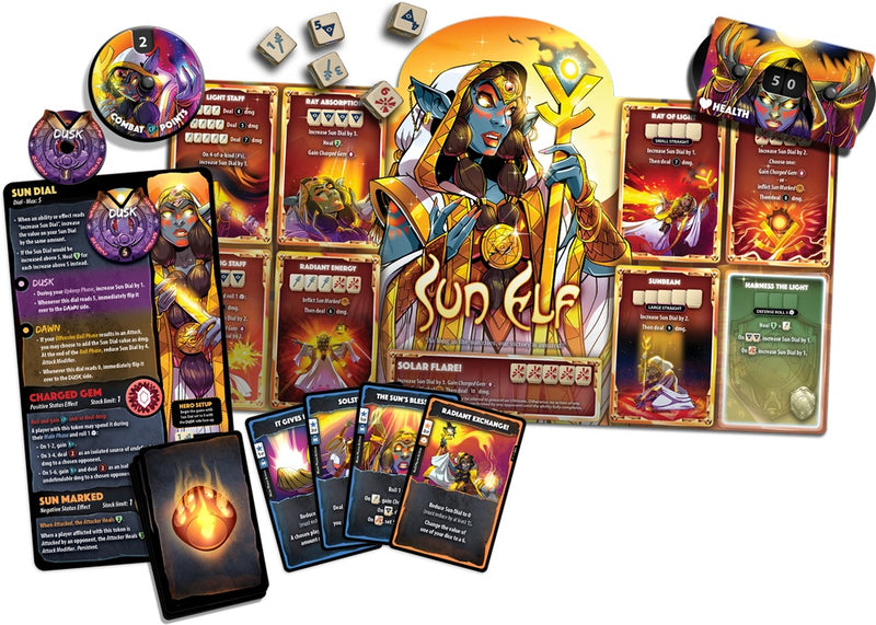 [PREORDER Q3] Dice Throne: Hero Pack - Sun Elf Board Games Dice Throne
