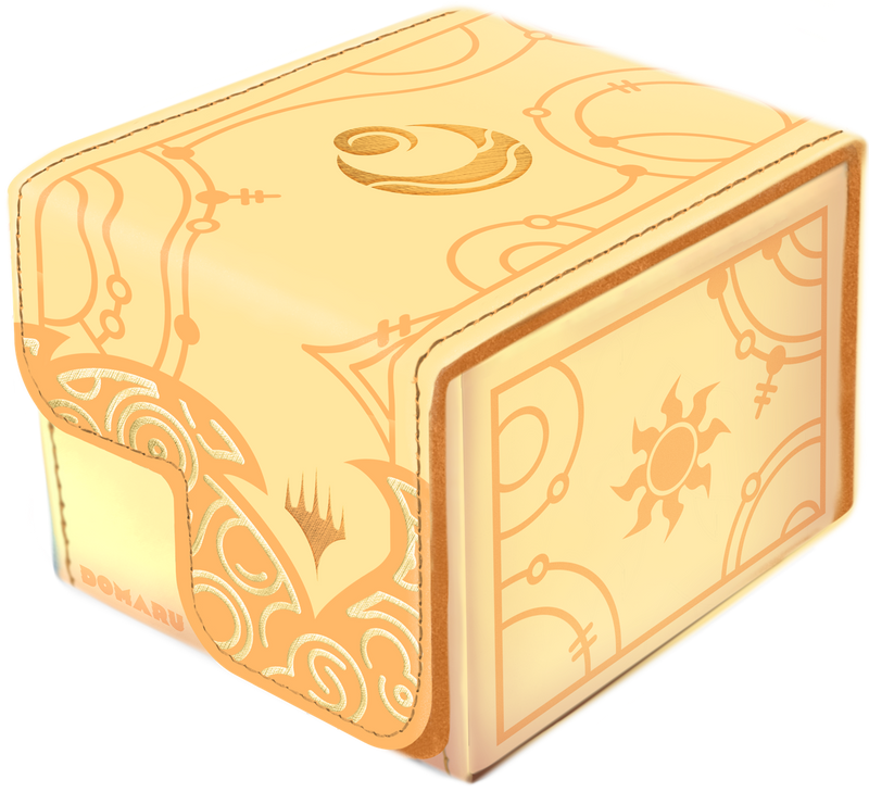 Gatherer's Tavern: DOMARU Deck Box 133+ - "Morningtide White" MTG Lorwyn Eclipsed Deck Boxes & Storage Gatherer's Tavern