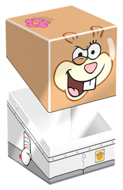 Ultimate Guard: Squaroes 100+ - "Sandy" Paramount Spongebob Squarepants Deck Boxes & Storage Ultimate Guard