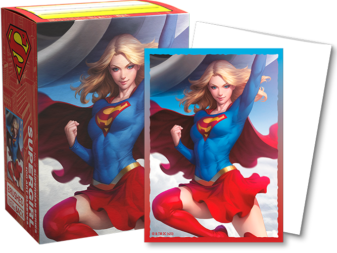 Dragon Shield: Brushed Art Sleeves - "Supergirl (Legendary)" DC Comics 100ct