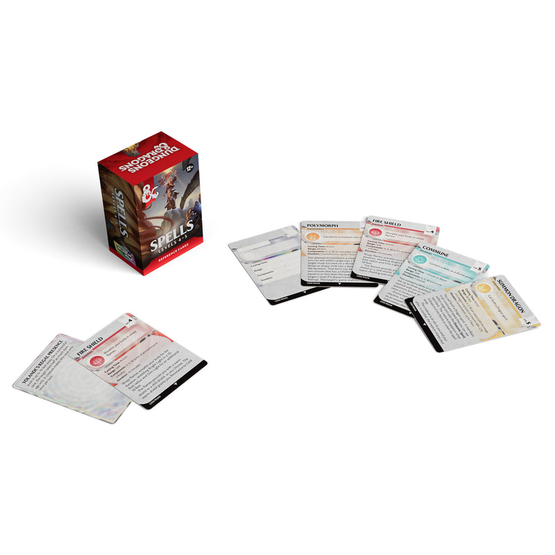 D&D: Reference Cards - Spells Levels 4-5