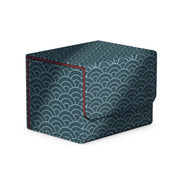 Ultimate Guard: Sidewinder 100+ - "Seigaiha" Shogun's Journey (Dark Blue/Dark Red) Deck Boxes & Storage Ultimate Guard