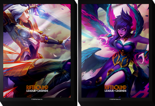 Riftbound: Art Sleeves - "Kayle VS Morgana" Vendetta 100Ct (Release Date: July 31) Card Sleeves Riot Games