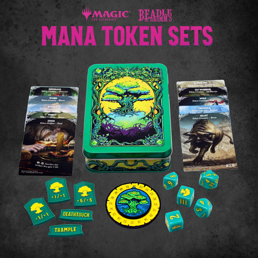 Beadle & Grimm's: Token Set MTG Green Mana Dice & Gaming Accessories Beadle & Grimm's