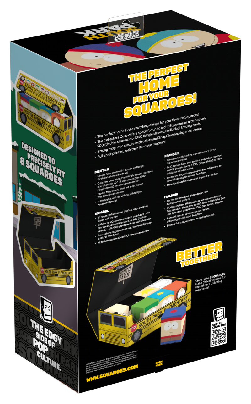 Ultimate Guard: Squaroes Collector Case 1000+ - "School Bus" Paramount South Park Deck Boxes & Storage Ultimate Guard