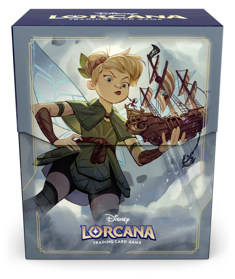 Disney Lorcana: Deck Box 80+ - "Tinker Bell" Reign of Jafar Deck Boxes & Storage Ravensburger