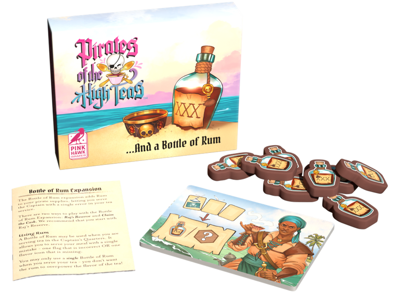 Pirates of the High Teas: Bottle of Rum Expansion Board Games Pink Hawk Games