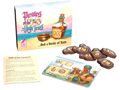 Pirates of the High Teas: Bottle of Rum Expansion Board Games Pink Hawk Games