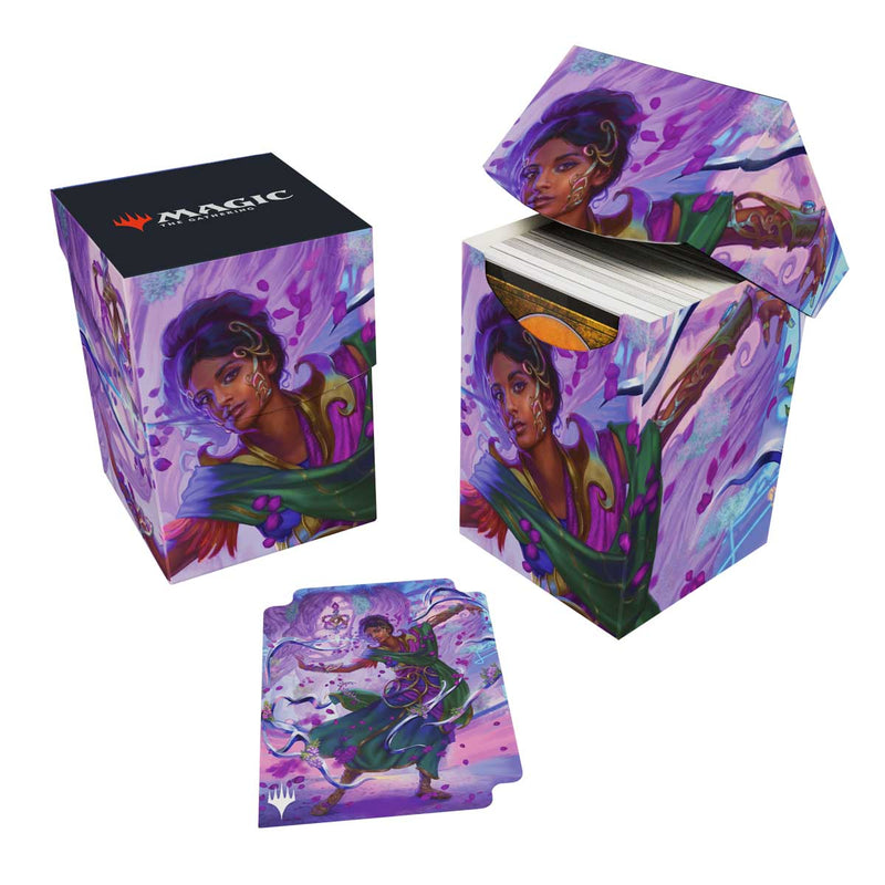 Ultra Pro: Deck Box 100+ - "Saheeli, Radiant Creator" MTG Aetherdrift Deck Boxes & Storage Ultra Pro