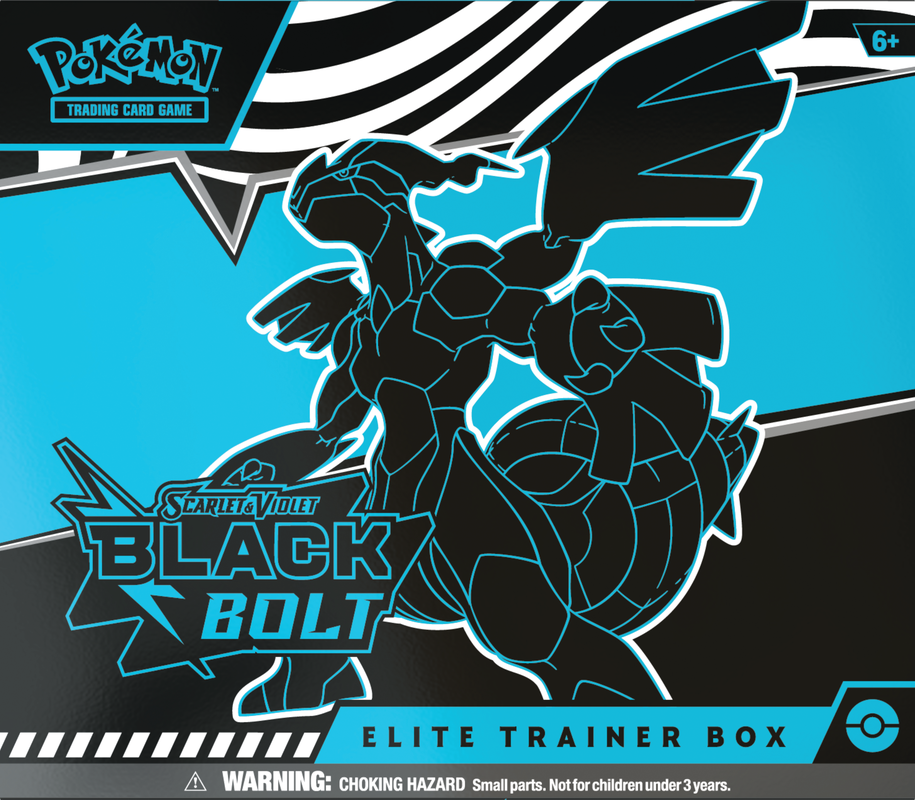 Pokémon Scarlet & Violet: Black Bolt - Elite Trainer Box (Limit 1 Per Person) Pokemon Sealed Pokémon
