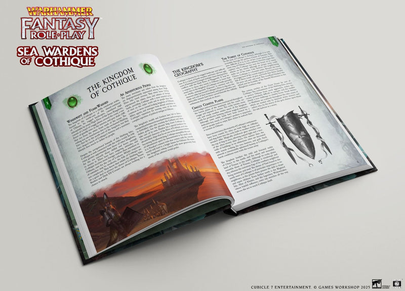 Warhammer Fantasy RPG: Sea Wardens of Cothique Collector's Edition Tabletop RPGs CUBICLE 7