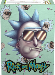 Dragon Shield: Brushed Art Sleeves - "Cool Rick" Rick and Morty 100ct Card Sleeves Dragon Shield