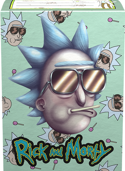Dragon Shield: Brushed Art Sleeves - "Cool Rick" Rick and Morty 100ct Card Sleeves Dragon Shield
