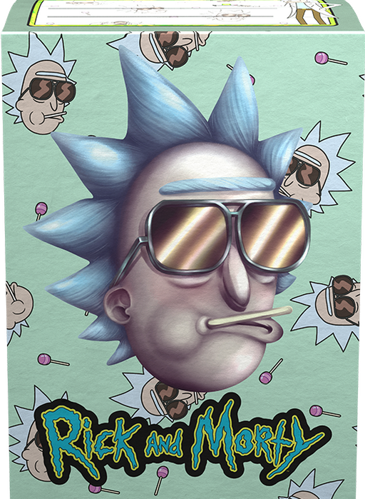 Dragon Shield: Brushed Art Sleeves - "Cool Rick" Rick and Morty 100ct Card Sleeves Dragon Shield