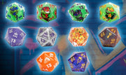 Sirius Dice: MTG TMNT - Mystery Pack Oversized D20 Spindown w/2 Token Sheets Dice & Gaming Accessories Sirius Dice