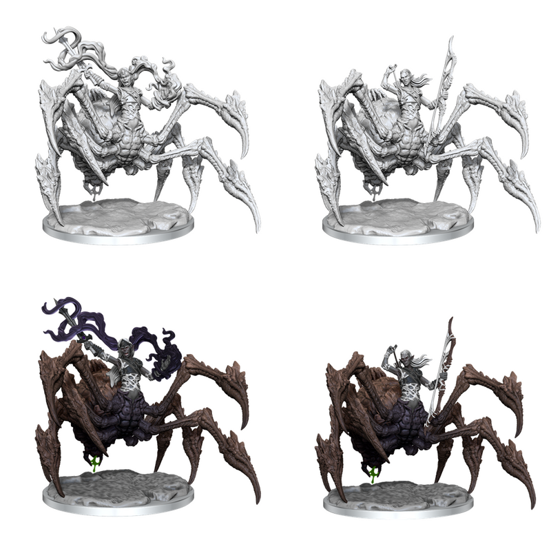 D&D Frameworks: W1 Drider RPG Miniatures WizKids