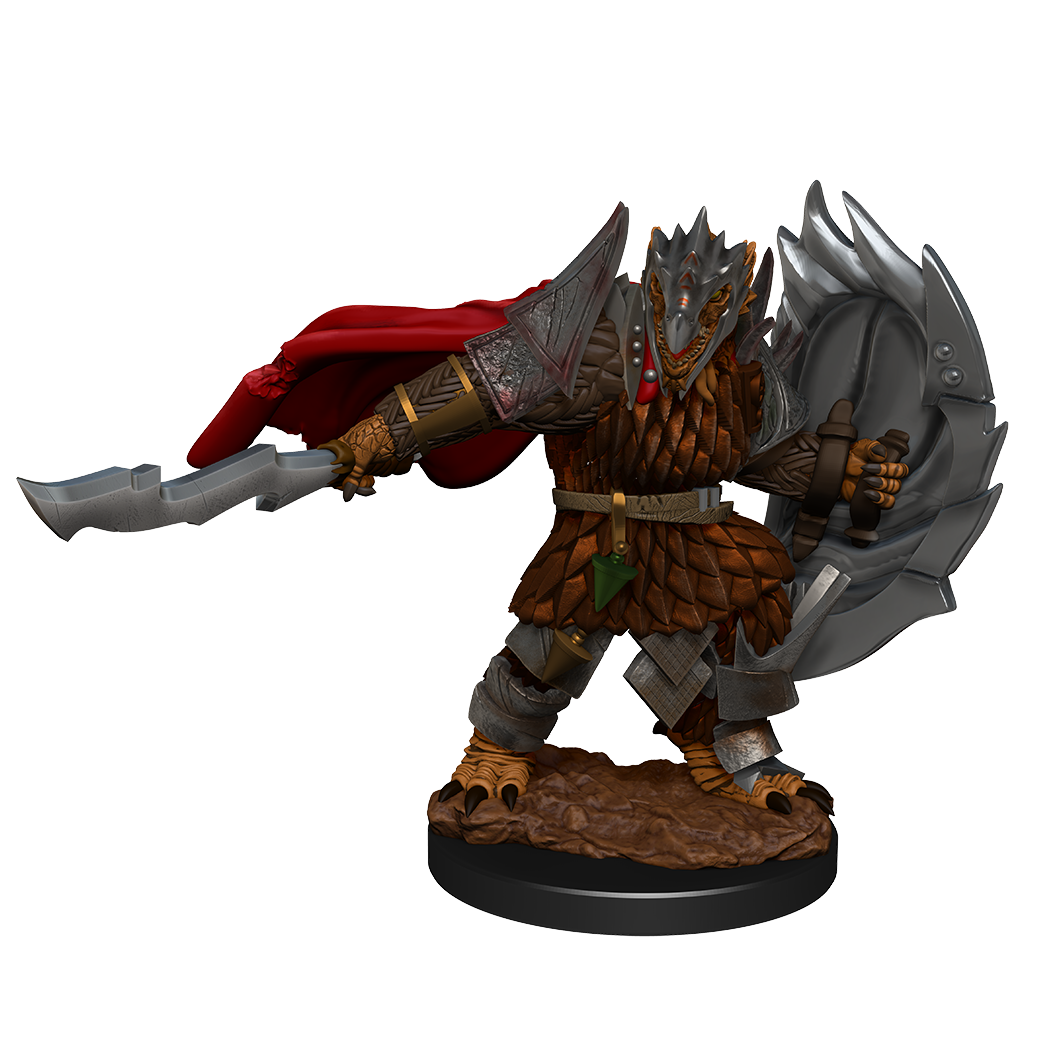 D&D Nolzur’s Marvelous Miniatures: W15 Dragonborn Fighter (Male) RPG Miniatures WizKids