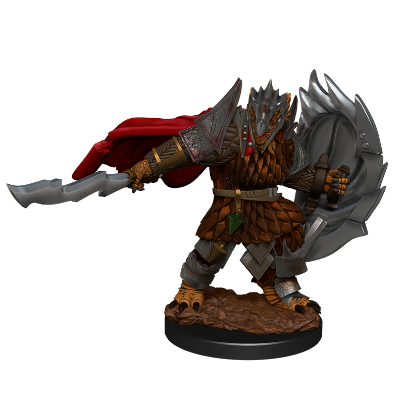 D&D Nolzur’s Marvelous Miniatures: W15 Dragonborn Fighter (Male) RPG Miniatures WizKids