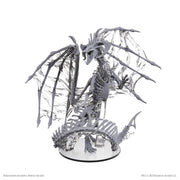 D&D Nolzur’s Marvelous Miniatures: Premium Unpainted Set - Black Dracolich (Gargantuan) RPG Miniatures WizKids