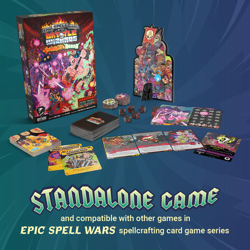 Epic Spell Wars Of The Battle Wizards: Anarchy at the Arena Board Games Cryptozoic   