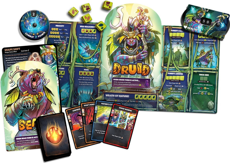 [PREORDER Q3] Dice Throne: Hero Pack - Druid Board Games Dice Throne