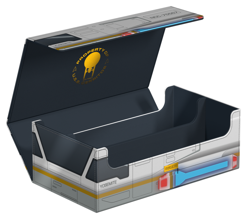 Ultimate Guard: Squaroes Collector Case 1000+ - "Shuttlecraft Yosemite" Paramount Star Trek Lower Decks Deck Boxes & Storage Ultimate Guard