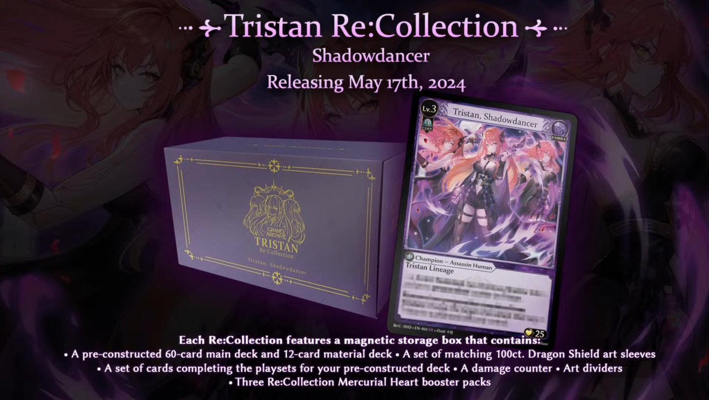 Grand Archive: Tristan Re:Collection - Tristan, Shadowdancer Grand Archive Sealed Weebs of the Shore   