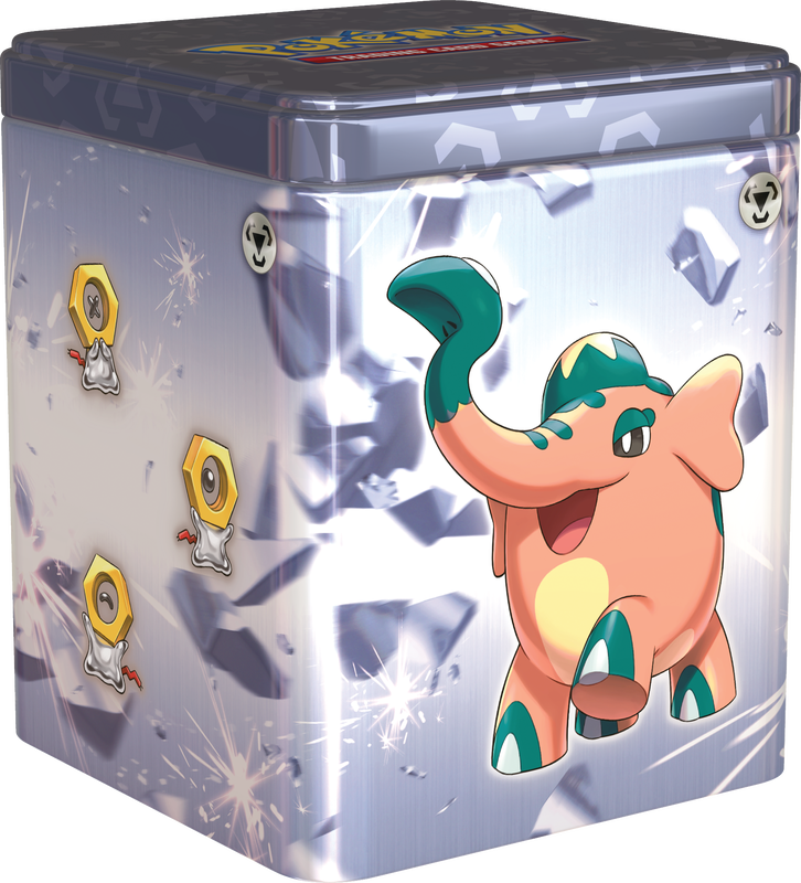 Pokémon Stacking Tin (Metal Type) Pokemon Sealed Pokémon   