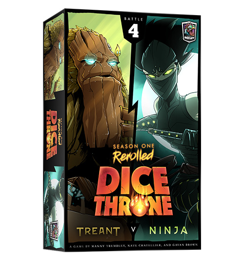 Dice Throne: Season 1 ReRolled - Treant V Ninja Board Games Roxley Games