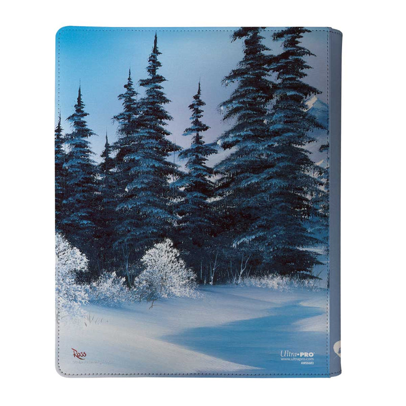 Ultra Pro: 9-Pocket Zippered Pro-Binder "Winter Paradise" Bob Ross Binders & Pages Ultra Pro