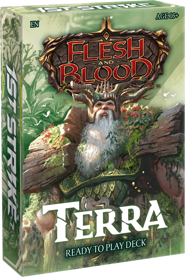 Flesh and Blood 1st Strike Blitz Deck - Terra (Rosetta) Flesh And Blood Sealed Legend Story Studios   