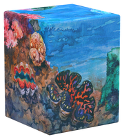Ultimate Guard: Boulder 100+ - "Seablue Hush" Coral Places Deck Boxes & Storage Ultimate Guard