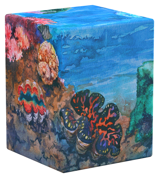 Ultimate Guard: Boulder 100+ - "Seablue Hush" Coral Places Deck Boxes & Storage Ultimate Guard