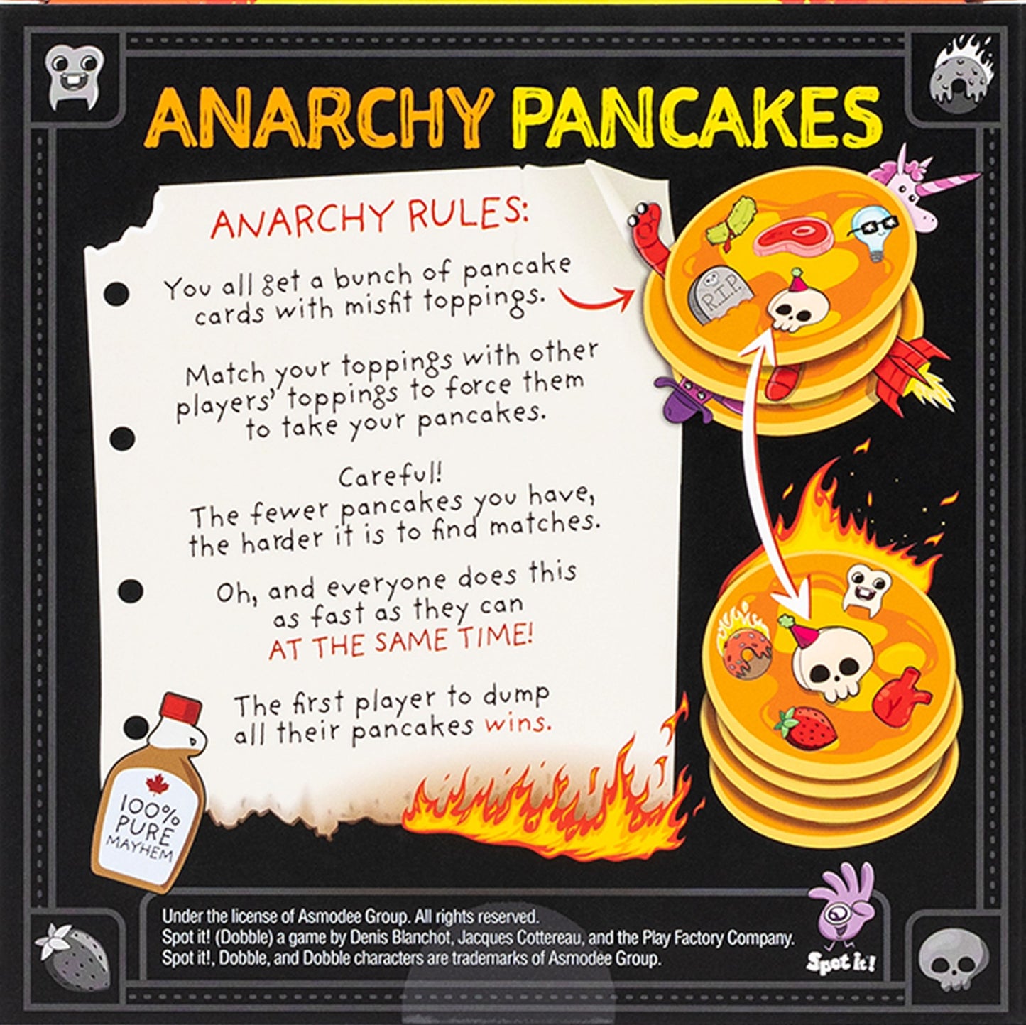 Anarchy Pancakes Board Games Exploding Kittens