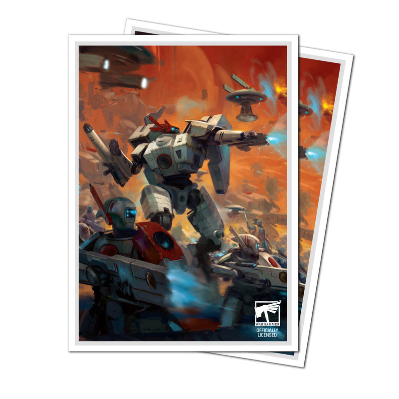 Ultra Pro: Apex Sleeves - "T'au Empire" Warhammer 40k 105Ct Card Sleeves Ultra Pro