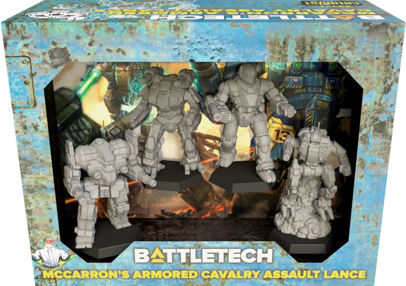 BattleTech: Mercenary ForcePack - McCarron's Armored Cavalry Assault Lance BattleTech Catalyst Game Labs