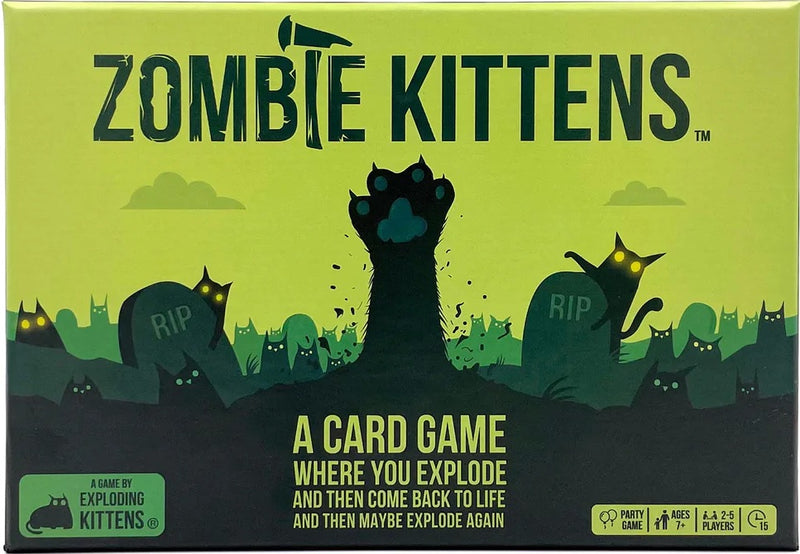 Exploding Kittens: Zombie Kittens Board Games Exploding Kittens   