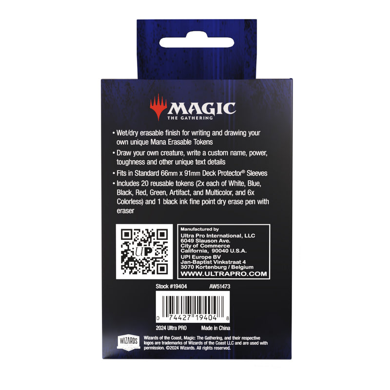Ultra Pro: Erasable Tokens 20Ct MTG Dice & Gaming Accessories Ultra Pro
