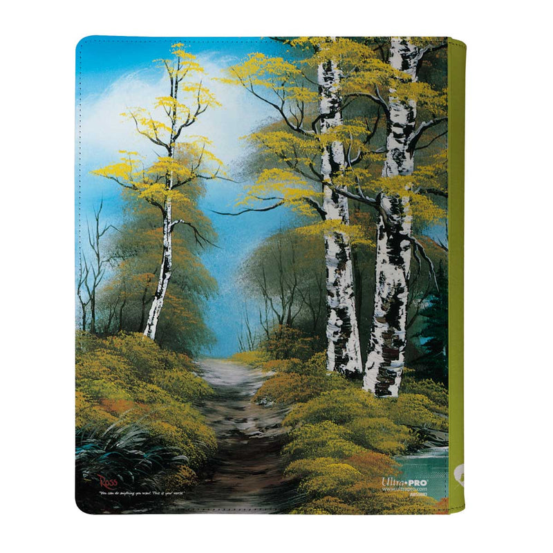 Ultra Pro: 9-Pocket Zippered Pro-Binder "Lakeside Path" Bob Ross Binders & Pages Ultra Pro