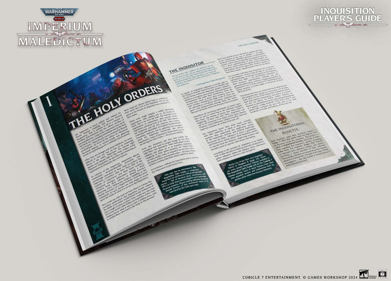 Warhammer 40,000: Roleplay - Imperium Maledictum Inquisition Player's Guide Tabletop RPGs CUBICLE 7