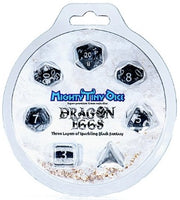 Mighty Tiny Dice: "Dragon Eggs" 7-Die Dice Set 12mm Dice & Gaming Accessories Gate Keeper Games