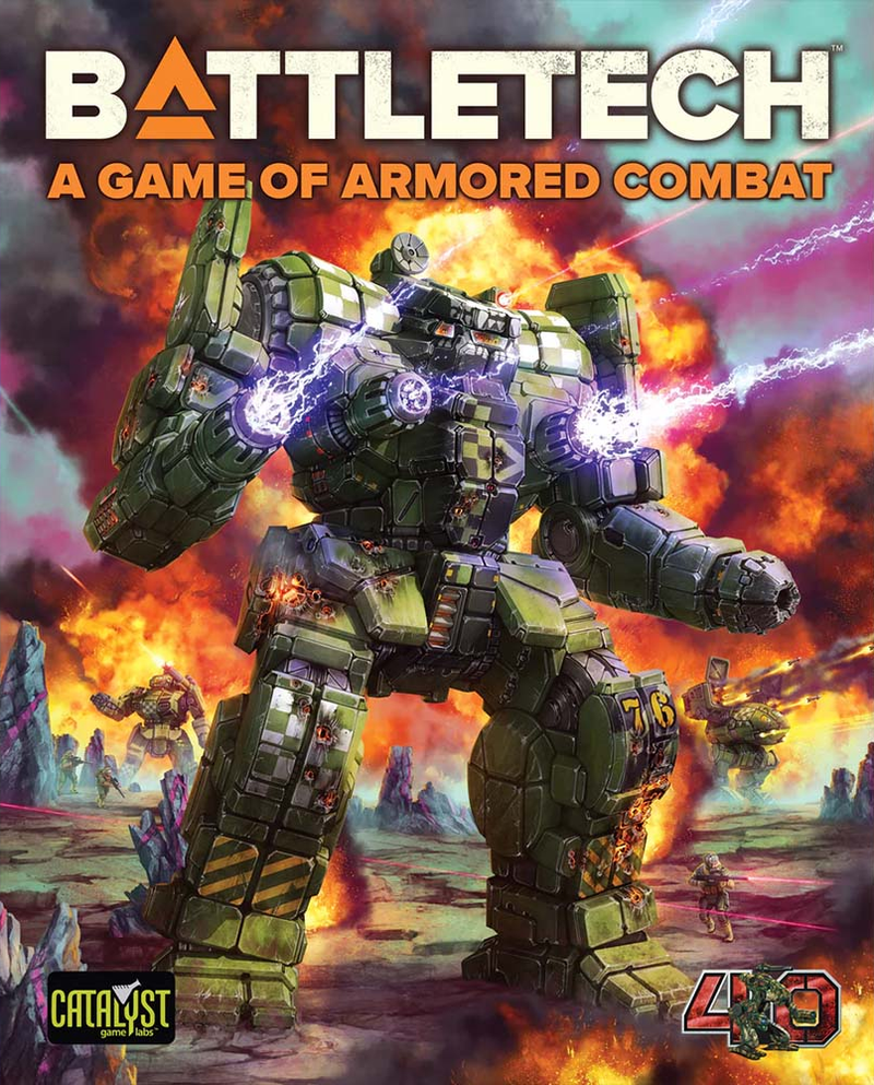 BattleTech: A Game of Armored Combat 40th Anniversary Box BattleTech Catalyst Game Labs   
