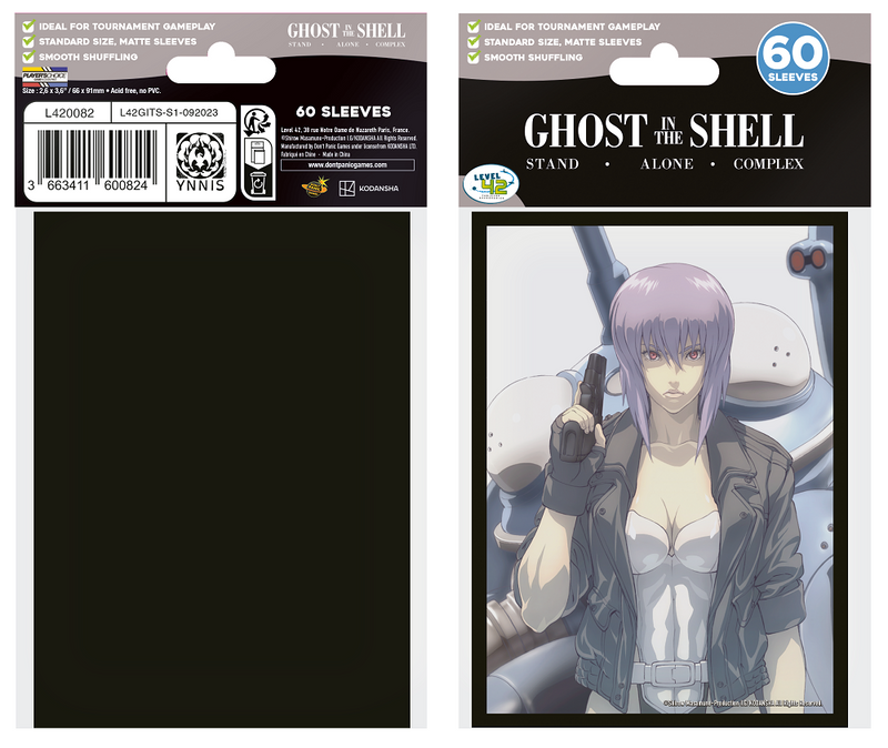 Ghost in the Shell: Art Sleeves - "The Major" 60Ct Card Sleeves Japanime Games