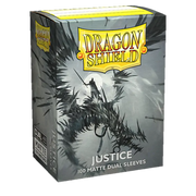 Dragon Shield: Dual Matte Sleeves - Justice 100Ct Card Sleeves Dragon Shield